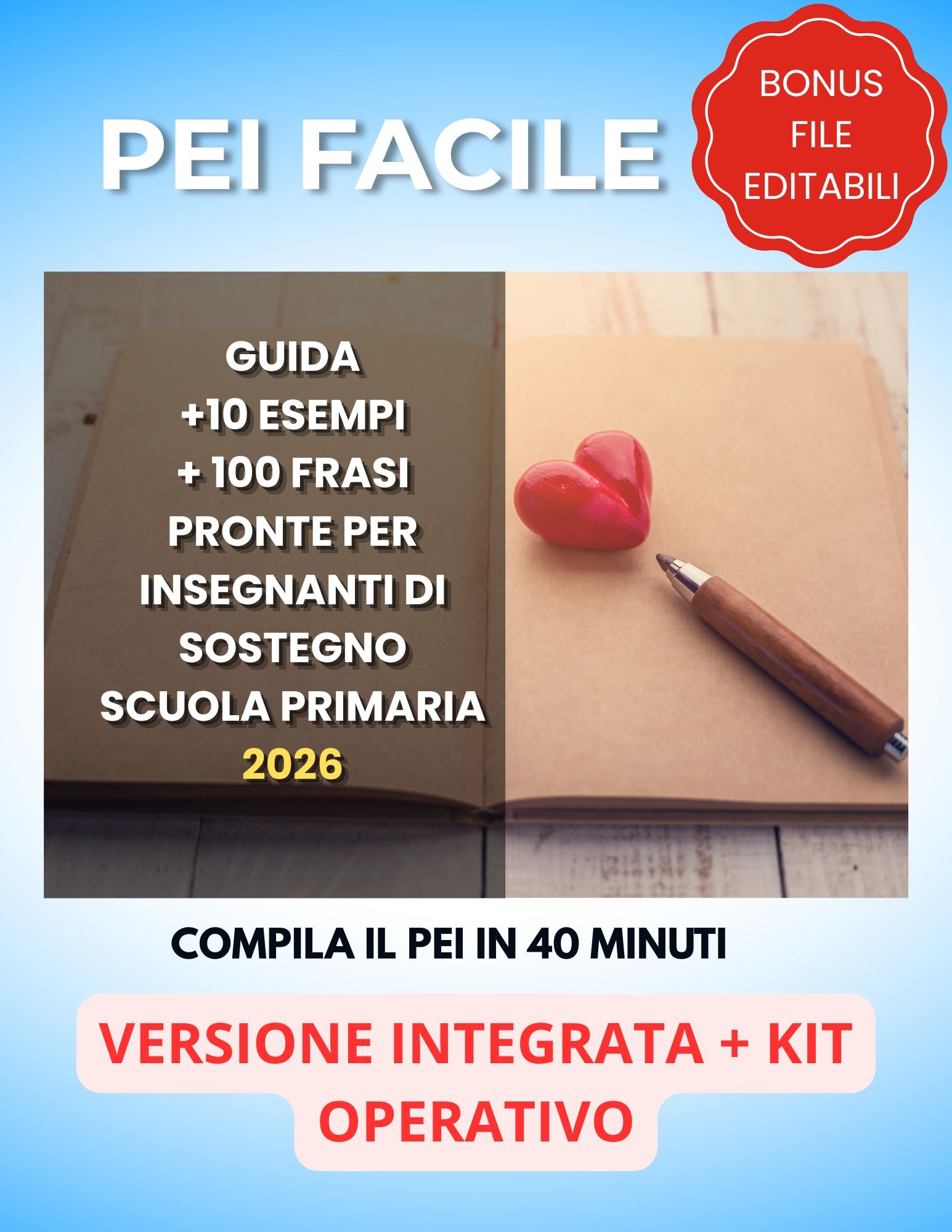 PEI facile EDIZIONE INTEGRATA E KIT OPERATIVO 73 pagine