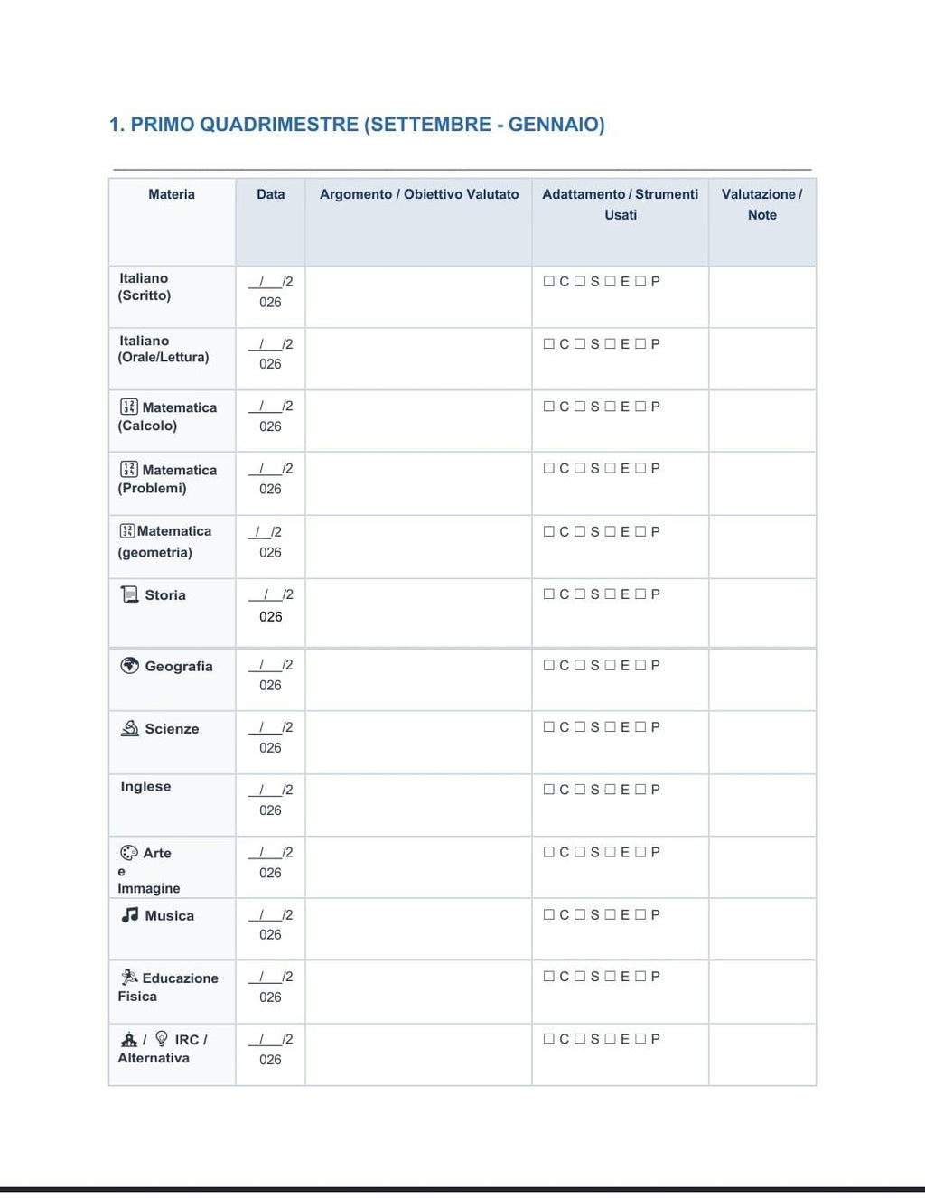 PEI facile EDIZIONE INTEGRATA E KIT OPERATIVO 73 pagine