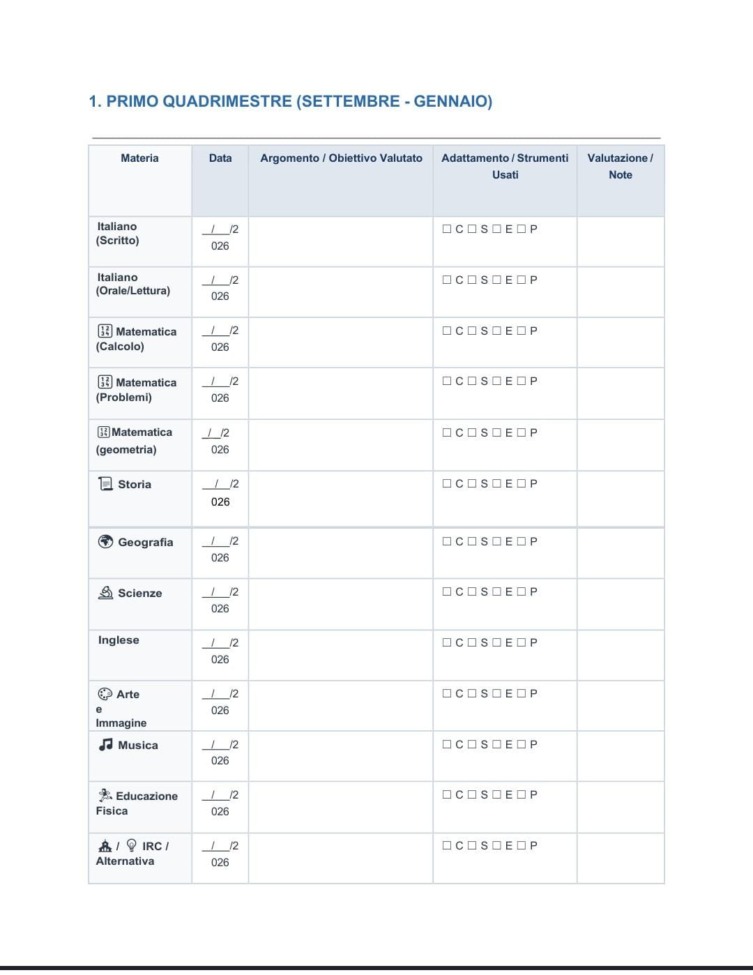 PEI facile EDIZIONE INTEGRATA E KIT OPERATIVO 73 pagine