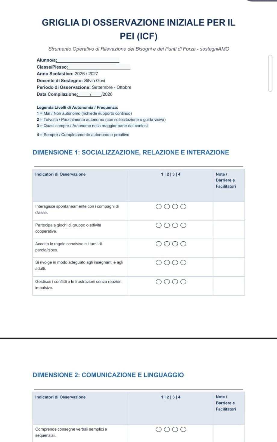 PEI facile EDIZIONE INTEGRATA E KIT OPERATIVO 73 pagine