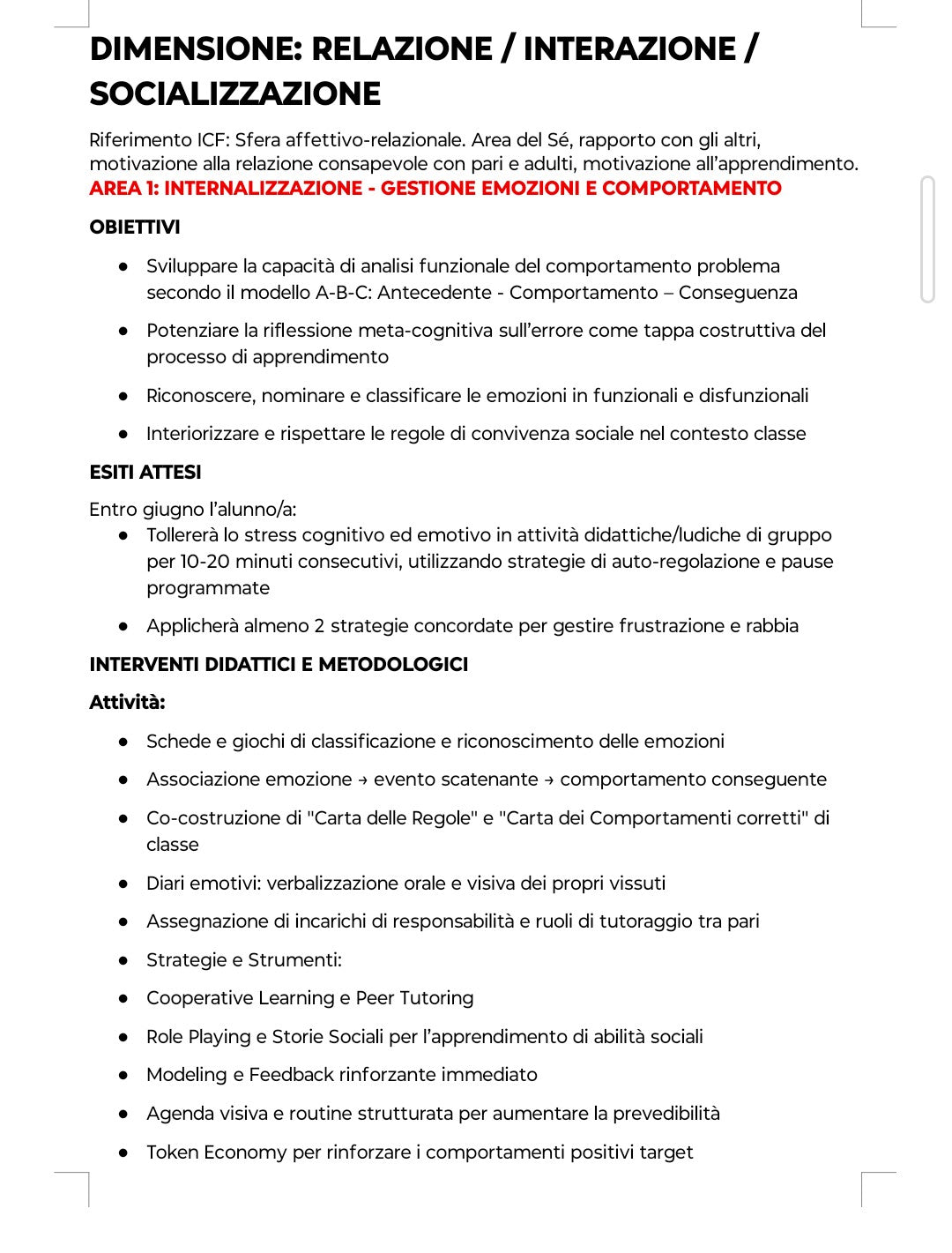 22 pagine per Le 4 dimensioni complete, isolate e strutturate